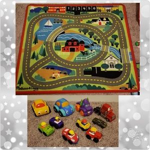 Melissa & Doug playmat/cars